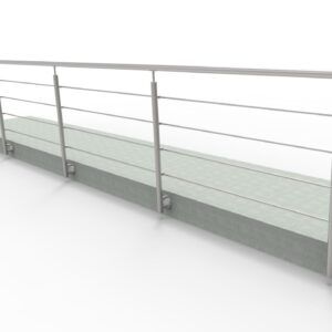 Nerezové zábradlie, AISI304, 6000x900mm, BR