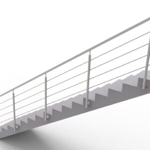 Nerezové zábradlie na schody, 6000x900mm, BS