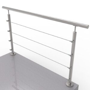 Nerezové lankové zábradlie, 1500x900mm