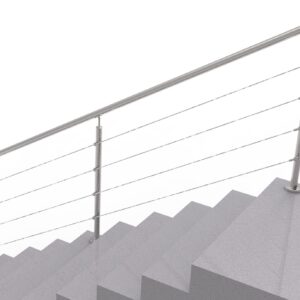 Nerezové lankové zábradlie na schody, 3000x900mm