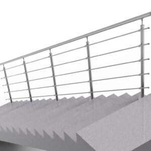 Nerezové zábradlie na schody, 6000x1000mm, VS