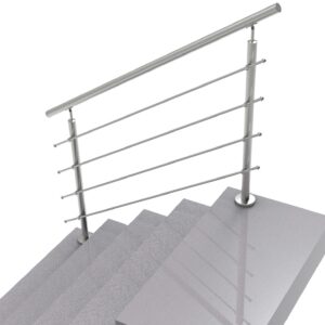 Nerezové zábradlie na schody, 1500x900mm, VS