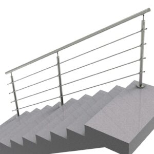 Nerezové zábradlie na schody, 3000x900mm, VS, L