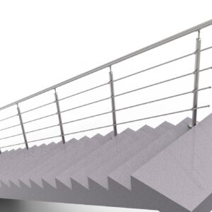 Nerezové zábradlie na schody, 6000x900mm, VS, L