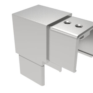 Prechod madla sklo - koleno 90°, 40x40x2mm