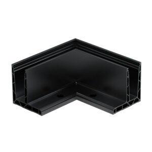 Celosklenené zábradlie-roh. profil-vrchné kotvenie