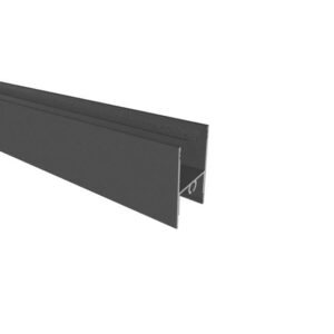 Hliníkový profil spodný pre sklenenú výplň