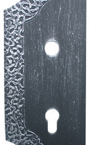 Štítok bránový zdobený ľavý 265x105, t3mm, 85mm