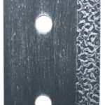 Štítok bránový zdobený pravý 265x105, t3mm, 85mm