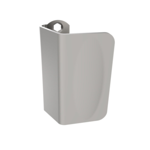 Madlo dverové,  93x65mm, farba čierna