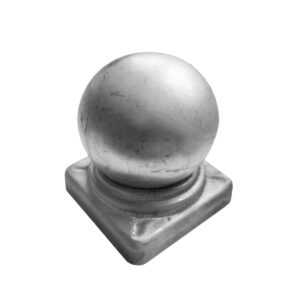 Krytka na stĺpik s guľou 50x50, h60, D50mm,t0,70mm