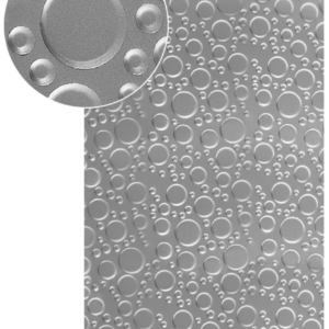 Dizajnový 3D plech, t1,2mm - Zn