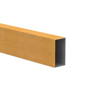 Hliníková plotová výplň 40 x 80 x 1,2 - 6,0 m  drevo dekor SVETLÝ DUB W02