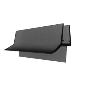 Tesniaca lišta na dvere black