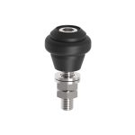 Koliesko-nylonové s gumovým prstencom, INOX
