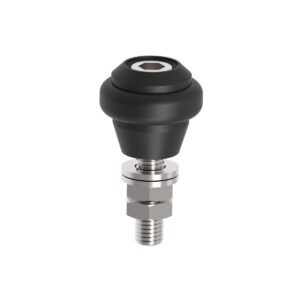 Koliesko-nylonové s gumovým prstencom, INOX
