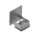 Krytka profilu INOX, profil 80x80mm