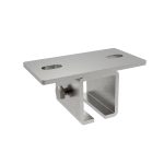 Držiak profilu - vrchný, INOX, H/18-42x54
