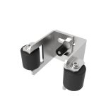 Horný nábeh - nastaviteľný 55-90mm Zn,black rubber