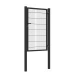 Bránka 1kr. 2D BOX ZnPVC 1000x1500mm RAL 9005 čierna matná