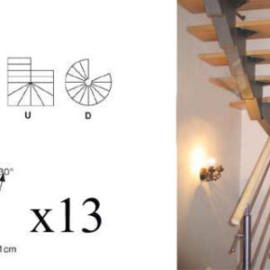Schodisko SEGMENT NS270 sada Vmax 2500mm Vmin 2260