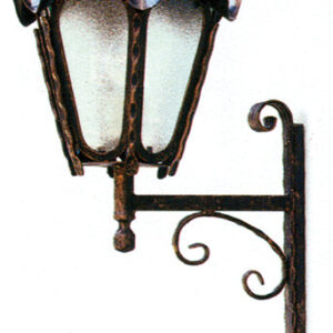 Lucerna na stenu dekoratívna 630xD330mm, patina