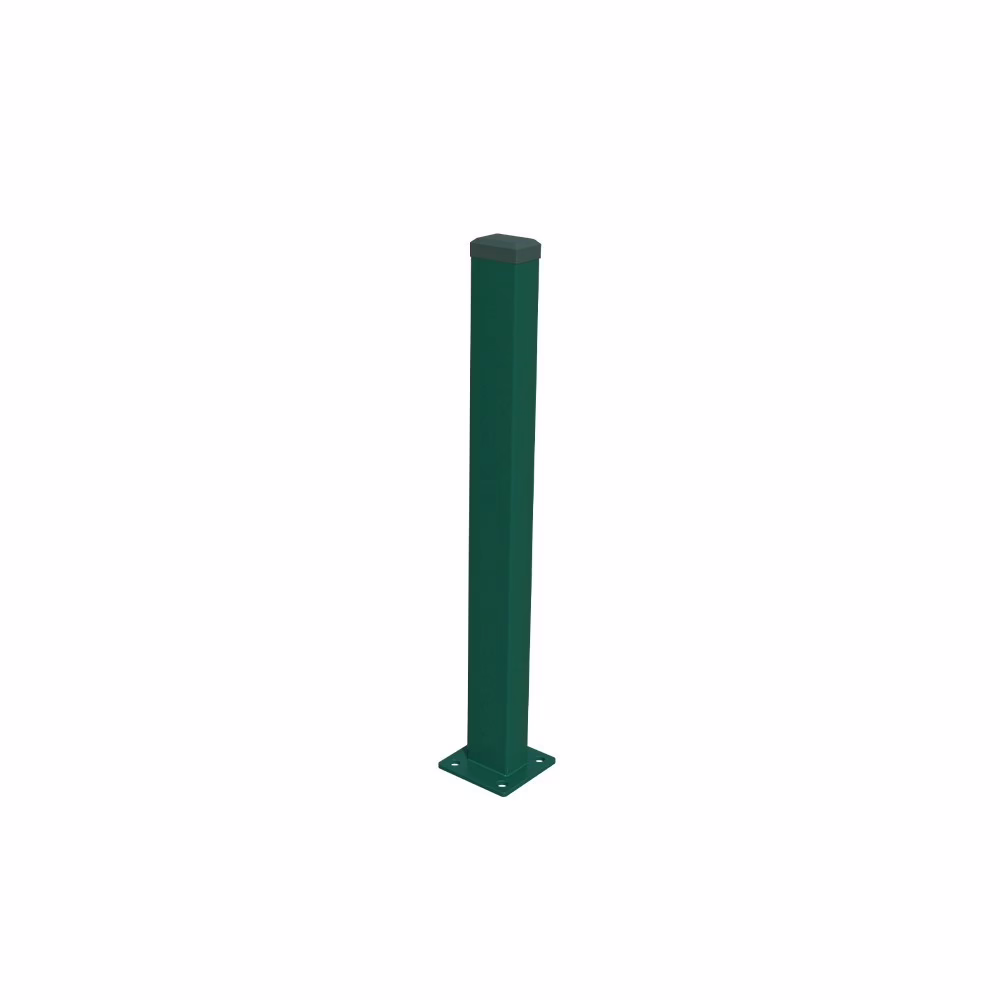 Stĺpik 60x40mm s pätkou ZnPVC 1400mm zelená