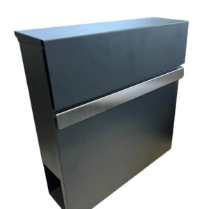 Poštová schránka, nerezová, 370x370x100mm