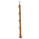 Stĺpik BUK (BEECH) D50/5x12mm, H1000, VK-rovina