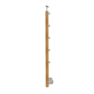 Stĺpik DUB (OAK) D50mm, 5xd12mm, v=100cm, BK-Schod