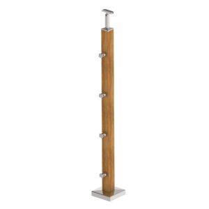 Stĺpik DUB (OAK) JP 40x40mm, 4xd12mm, v=90cm, VK-r