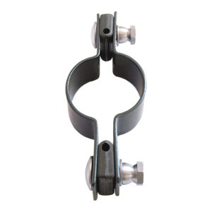 Objímka priebežná na stĺpik D48mm ZnPVC RAL 7016