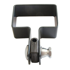 Objímka koncová na stĺpik ZnPVC 60x40mm antracit