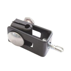 Príchytka zváraného panela "U" ZnPVC antracit