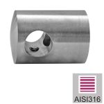 Držiak výplne AISI316, d10/40x40x2mm
