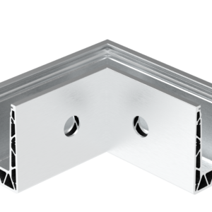 Celosklenené zábradlie-profil-bočné kotvenie