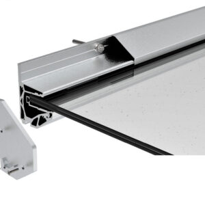 Presklená strieška hliník profil -2°