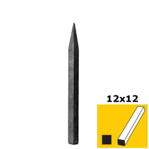 Tyč s hrotom h150, n12x12mm