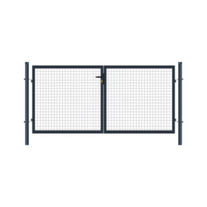 Brána 2kr. Eco ZnPVC 3600x1600mm antracit