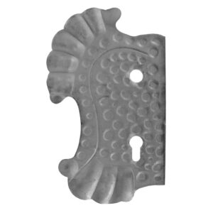 Štítok bránový zdobený Ľ 275x160, t3, C90, D22mm