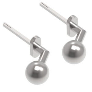 Guľa otočná - pár AISI 304, K320