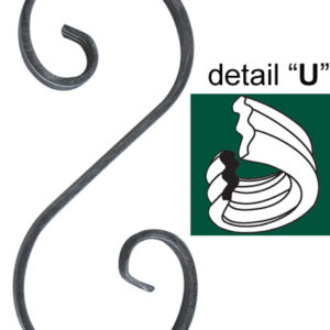 Element tvaru-S 200x85, 12x6mm