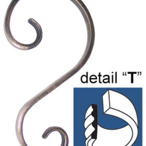 Element tvaru-S 230x120/60, 12x6mm