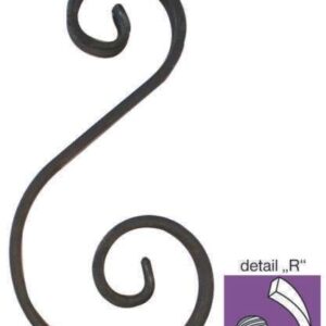 Element tvaru-S 200x85/45, 12x6mm