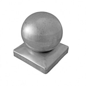 Krytka na stĺpik s guľou 80x80, D80, t0,8mm