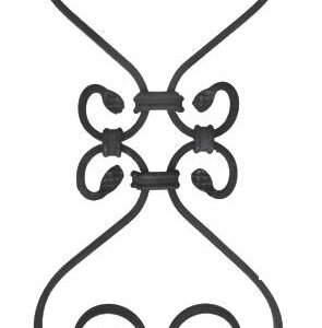 Ornament 410x200, 12x6, d12x12mm