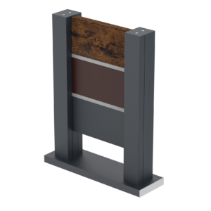 Plotová vzorka 0,3x0,4m samostatne stojaca pre ploché lamely FG/S20