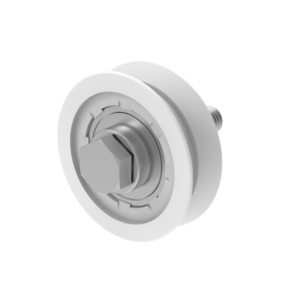 Pojazdové koliesko nylonové - V, INOX, D60mm