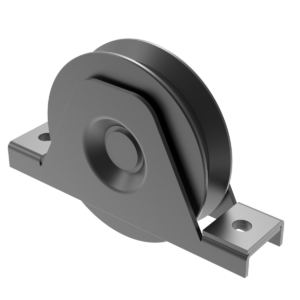 Pojazdové koliesko komplet - V, Zn, D80, antracit