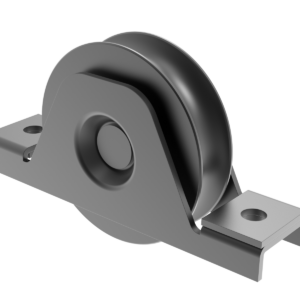 Pojazdové koliesko komplet - U, Zn, D80, antracit